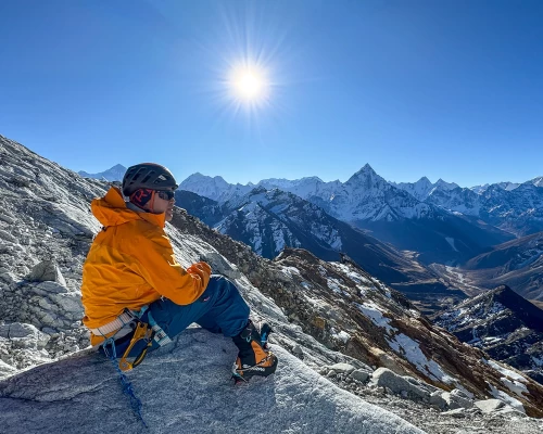 Everest trek via gokyo lakes & lobuche east climbing 